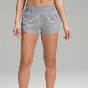 Lululemon Grey Hotty Hot Low Rise Shorts
